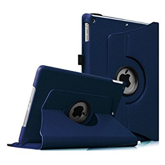 Fintie iPad mini 1/2/3 Case - 360 Degree Rotating Stand Case Cover with Auto Sleep / Wake Feature for Apple iPad mini 1 / iPad mini 2 / iPad mini 3, Navy