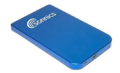 Sonnics 1TB 2.5 inch USB External Pocket Sized Hard Drive for PC, Laptops, Macs and Playstation 3 - Blue