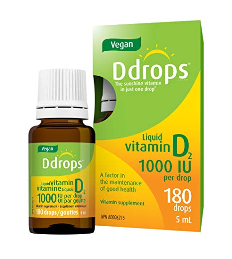 Vegan Ddrops® 1000IU D2-180 drop