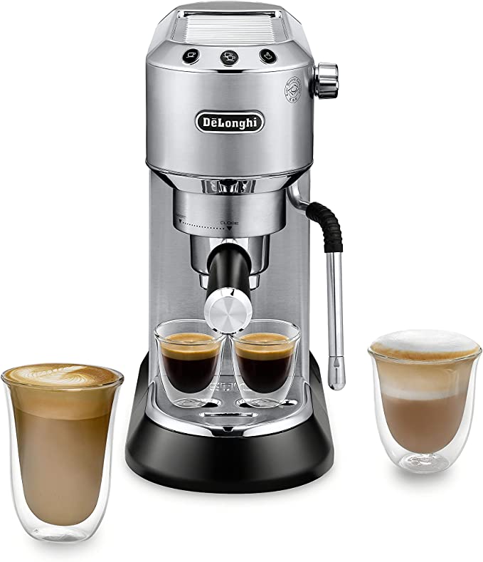 De'Longhi EC885M Dedica Arte Pump Espresso Machine, in stainless steel