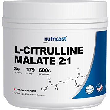 Nutricost L-Citrulline Malate 2:1 (600 Grams) (Strawberry Kiwi)