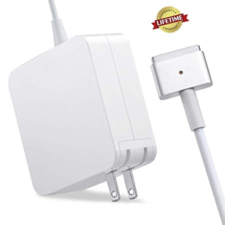 Mac Book Air Charger,Replacement 45W Magsafe 2 Power Adapter T-Tip Charger for Mac Book Air 11 inch and 13 inch … (45T)