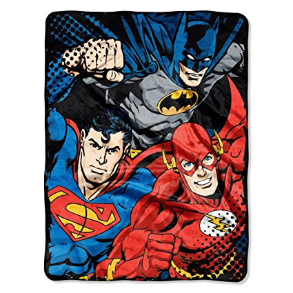 The Northwest Company Northwest Justice League Trio Micro Raschel Throw