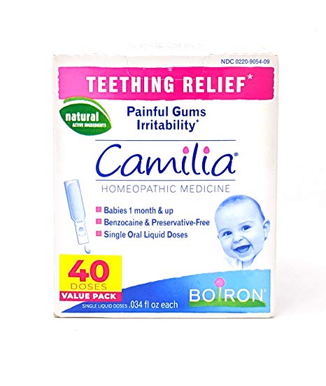 Boiron Camilia Teething Relief Value Pack, 40 Count