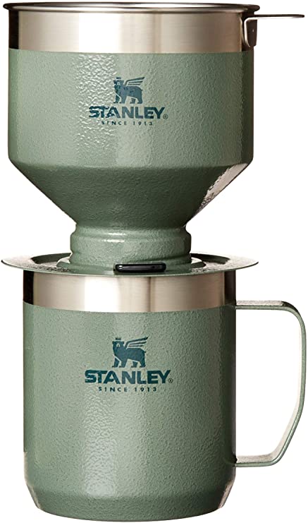 Stanley The Camp Pour Over Coffee Maker Set, Stainless Steel Filter, in Home or Office Coffee Brewing