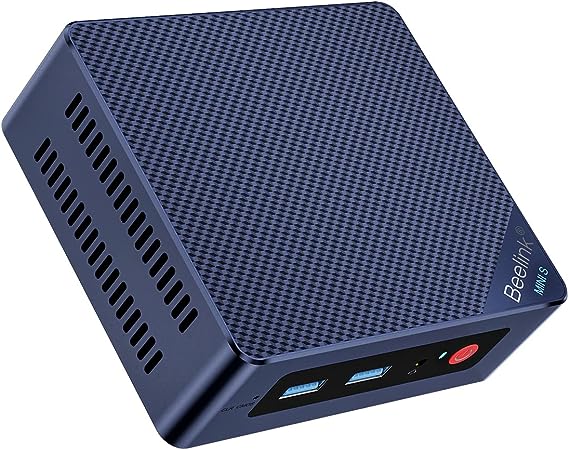 Beelink 12th Gen Intel Alder Lake-N100 Processor (up to 3.40GHz) Wi-11 Pro Mini Computer, MINI-S12 Pro Mini PC, 16GB RAM 500GB SSD Business Mini Desktop PC, HDMI/WiFi 6/BT 5.2/RJ45/WOL/Auto Power On