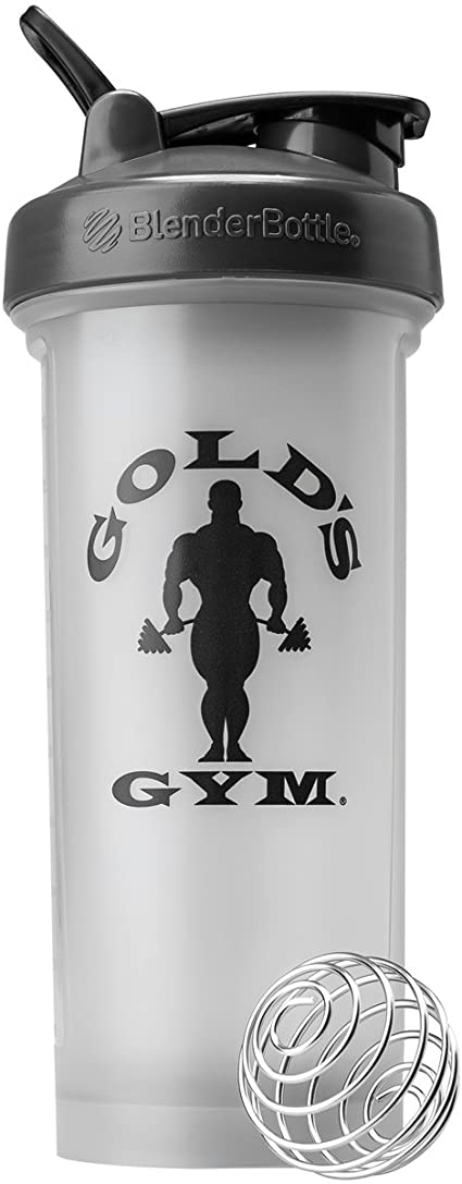 Blender Bottle Gold's Gym Pro 45 oz. Shaker Bottle with Loop Top - Gray/Black