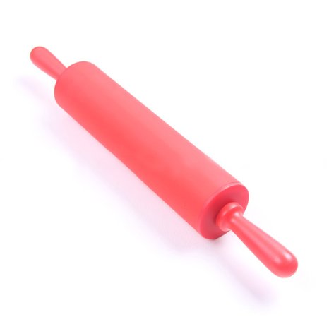 SySrion Professional Non-Stick Rolling Pin, Red
