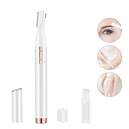 Eyebrow trimmer, Eyebrow Hair Remover, Facial Hair Trimmer for Women, Dream Catching Electric Eyebrow Trimmer Epilator for Women, Portable Painless Eyebrow Razor (Battery Not Included)