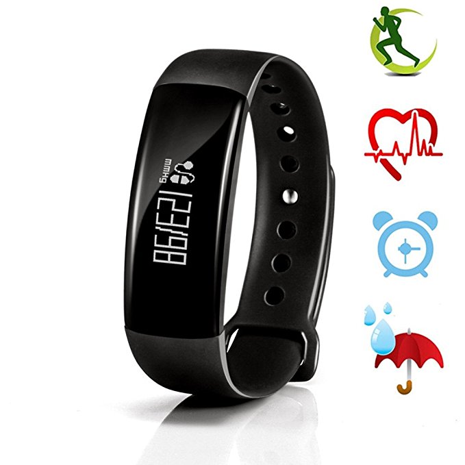 Smart Band,Fitness Tracker Bracelet GPS Watch, Heart Rate Blood Pressure Sleep Monitor ,Waterproof Pedometer Smart watches For Android iphones Bluetooth Health Wristband
