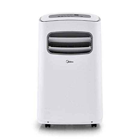 MIDEA MAP08S1BWT Portable Air Conditioner WiFi 8,000 BTU Alexa Enabled (Cooling, Dehumidifier and Fan) for Rooms up to 100 Sq, ft. with Remote Control, White