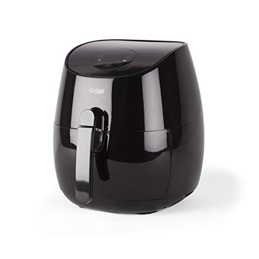 Westinghouse Air Fryer 3.7 Quart with Digital Touch Controls – Healthy Oil-Free Cooking – 80% Less Fat – Works With Ketogenic Diet Recipes