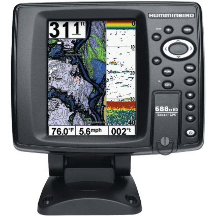 Humminbird 440440-1 688ci HD Internal GPSSonar Combo Fishfinder Black