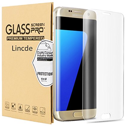 S7 Screen Protector,S7 Tempered Glass Screen Protector,Galaxy S7 Screen Protector,Linycase [Case Friendly] [HD Clear] Screen Protector for Samsung Galaxy S7