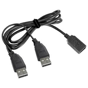 OEM UTStarcom USB Y Adapter Cable for HTC HD2 - YC150B