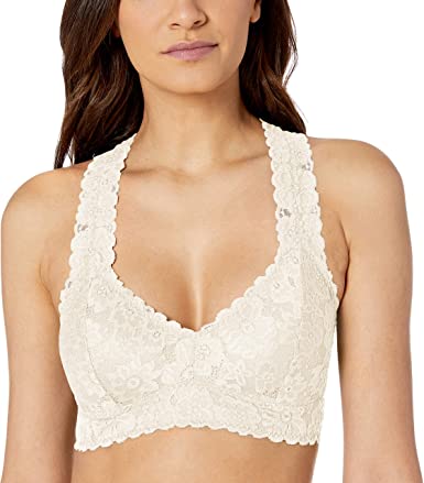 Amazon Brand - Mae Women's Lightly Lined Padded Racerback Bralette