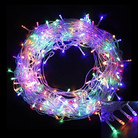 Blinngo 8 Modes LED Waterproof String Light, 30M 98ft 200LED Fairy Lights for Indoor, Outdoor, Yard, Garden, Path, Chrismas, Landscape, Wedding, Party, Holiday Decoration (Multi-color)
