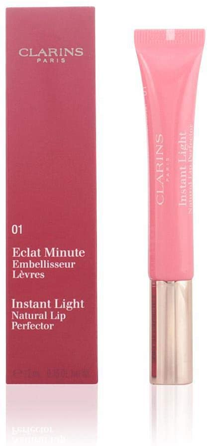 Clarins Instant Light Natural Lip Perfector - 01 Rose Shimmer