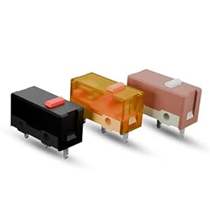 Kreo Mouse Switches Variety Pack of 3, Huano Brown Switches, Kalih GM 2.0 Switches, TTC Gold Switches, Compatible with All Mice