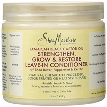 Shea Moisture Jamaican Black Castor Oil Strengthen, Grow & Restore Leave-In Conditioner 16oz