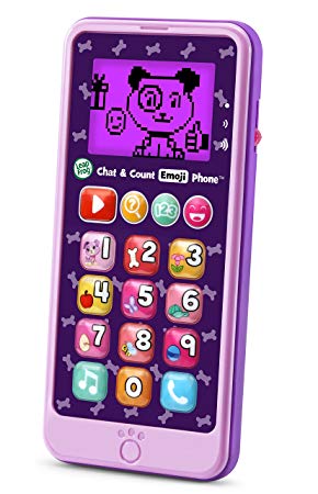 LeapFrog Chat & Count Emoji Phone, Purple (English Version)