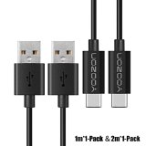 Type C Cable Yoozon 2Pack 33ft and 66ft 56k ohm pull-up resistor USB Type C to Type A USB-C to USB-A Cable for Nexus 6PNexus 5XOneplus 2 and Other Type-C Supported Devices