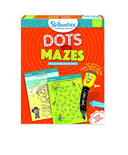 Skillmatics Educational Game: Dots and Mazes 3-6 Years