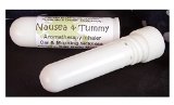 NAUSEA and TUMMY Aromatherapy Inhaler Relief for Car and Morning Sickness Chemo Queasiness Bad Belly Migraine Quease Medication illness Pocket Purse Stick Handy Portable Inhale Deeply for fast relief 100 Natural Botanicals Made fresh in USA Drug Free Alternative