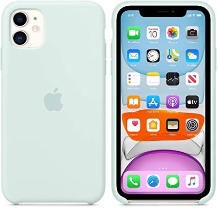 Maycase Compatible for iPhone 11 Case, Liquid Silicone Case Compatible with iPhone 11 (2019) 6.1 inch (Seafoam)