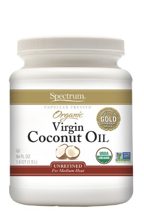 Spectrum Organic Virgin Coconut Oil Unrefined 54 Ounce