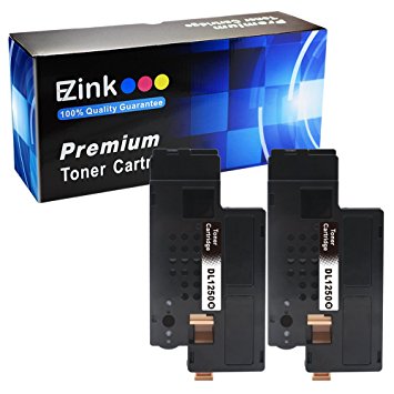 E-Z Ink (TM) Compatible Toner Cartridge Replacement For Dell 1250 C1760NW 810WH High Yield (2 Black) For use with Dell C1760nw C1765nf C1765nfw 1250 1250c 1350cnw 1355cn 1355cnw Laser Printer