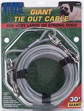 Titan Giant Cable Long Tie Out