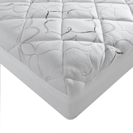 Sleep Innovations Instant Pillow Top - Memory Foam and Fiber Hybrid Mattress Topper, Queen