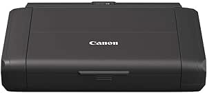 Canon PIXMA TR150 Imprimante avec Batterie - Imprimante Portable sans Fil avec Batterie Rechargeable, Système d'encre Hybride, Écran OLED - Imprimante Compacte et Rapide