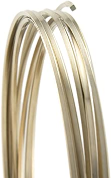21 Gauge Square Dead Soft Nickel Silver Wire - 25FT