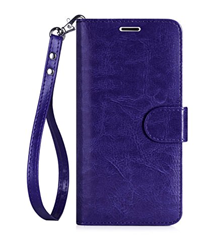 iPhone 6S Case, iPhone 6 Case, FYY [Top-Notch Series] Premium PU Leather Wallet Case Protective Cover for Apple iPhone 6/6S Purple