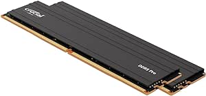 Crucial Pro DDR5 RAM 32GB Kit (2x16GB) 6000MHz, Intel XMP 3.0, Computer Memory (PC) DDR5 32GB RAM - CP2K16G60C48U5