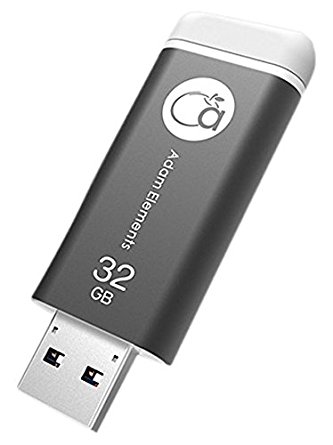 Adam Elements 32GB iKlips Lightning / USB 3.0 Dual-Interface Flash Drive - Grey