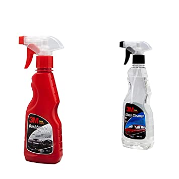 3M Dashboard Dresser (250ml) & 3M Car Glass Cleaner (500ml) Combo Pack