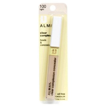 Almay Clear Complexion Oil Free Concealer, Light 100, 0.18 Ounce Package