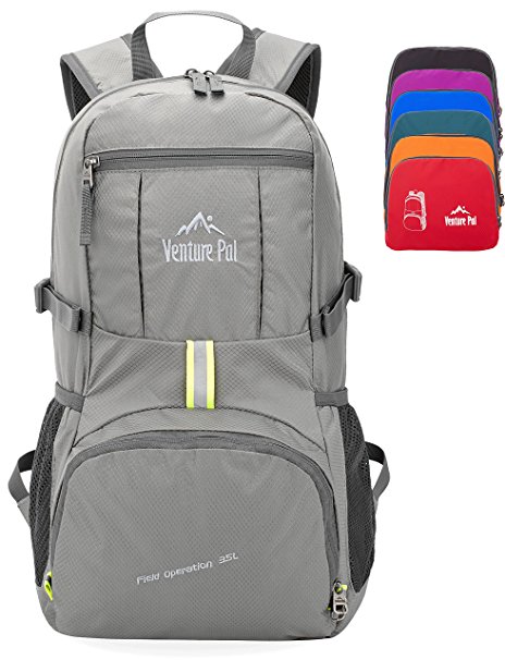 Venture Pal 35L Travel Backpack - Packable Durable Lightweight Hiking Backpack Daypack