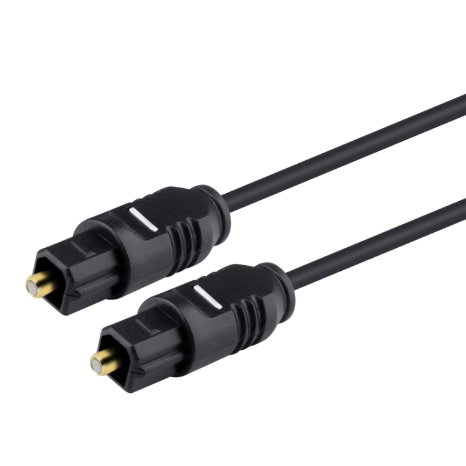 New Digital Audio Optical Fiber Optic Toslink Cable 6FT