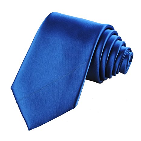 Solid Satin Tie Pure Color Necktie KissTies Mens Wedding Ties   Gift Box