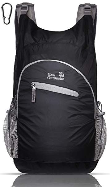 Outlander Ultra Lightweight Packable Water Resistant Travel Hiking Backpack Daypack Lifetime Warranty Handy Foldable Camping Outdoor Backpack