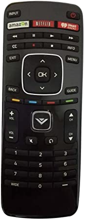 New XRT112 iHeart Remote fit for Vizio Smart TV E231-B1 E550i-B2 E55-C1 E55-C2 E60-C3 E65x-C2 E65-C3 E700i-B3 E70-C3 E231i-B1 M370SL with Amazon Netflix iHeartRadio App Keys