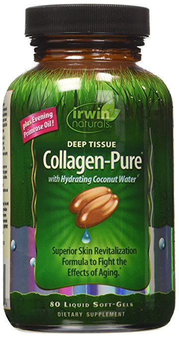 Irwin Naturals Deep Tissue Collagen Pure Capsules, 80 Count