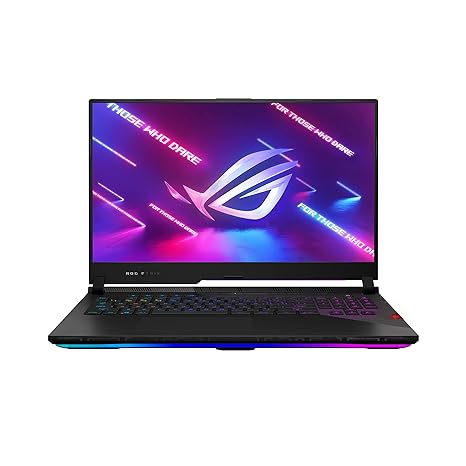 (Refurbished) ASUS ROG Strix Scar 17 (2021), 17.3-inch (43.94 cms) FHD300Hz/3ms, AMD Ryzen 9 5900HX, RTX 3070 8GB Graphics Gaming Laptop (16GB/1TB SSD/Office 2019/Windows 10/Black/2.7 kg/), G733QR-HG105TS