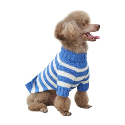 BINGPET Striped Fashion Dog Sweater For Winter