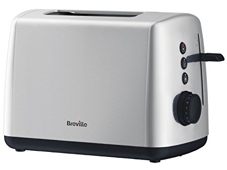 Breville VTT753 Vista Stainless Steel 2-Slice Toaster, Brushed Silver