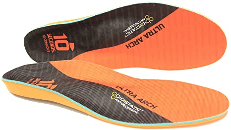 10 Seconds 3810 Ultra Support Insoles, M 5/5.5, W 6.5/7, 1 Pair